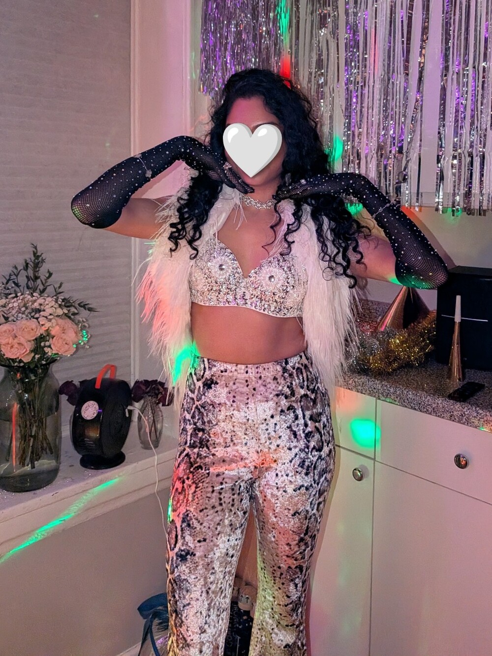 Sequin Beaded Bra